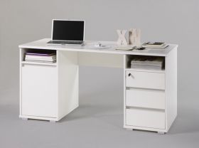 Schreibtisch  PRIMUS 2 Computertisch PC-Tisch Homeoffice Tisch Büro Weiß1