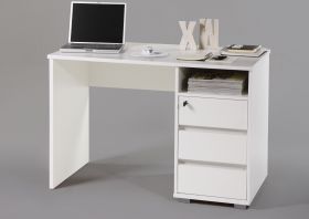 Schreibtisch PRIMUS PC Tisch Computertisch Home-Office Büro weiß1