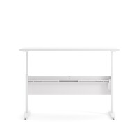 Schreibtisch Prima höhenverstellbar elektrisch ergonomisch 150cm weiß weiß