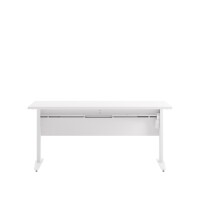 Schreibtisch Prima höhenverstellbar elektrisch ergonomisch 150cm weiß weiß