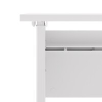 Schreibtisch Prima höhenverstellbar elektrisch ergonomisch 150cm weiß weiß