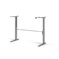 Schreibtisch Prima höhenverstellbar elektrisch ergonomisch 150cm Ahorn Grau