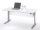 Schreibtisch Prima höhenverstellbar elektrisch ergonomisch 150cm Weiß Grau