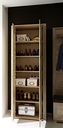 Garderobe GO Eiche Sonoma mit Spiegel - Garderobenschrank Dielenschrank
