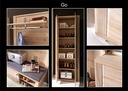 Garderobe GO Garderobenschrank Dielenschrank Hochschrank Spiegel Eiche Sonoma