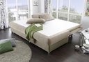 Schlafsofa SVENJA 208cm Beige - Schlafcouch Bettsofa ausziehbar