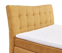 Boxspringbett MALIBU3 180cm gelb Safran Funktionspolsterbett Doppelbett Polsterbett Schlafzimmer