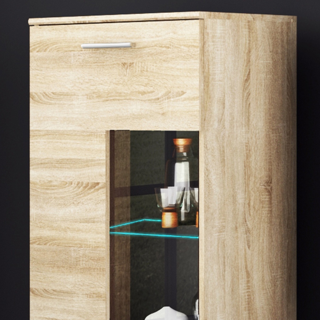 Wohnwand COOL 4-teilig Wohnzimmer Set Kommode Wandboard TV-Lowboard