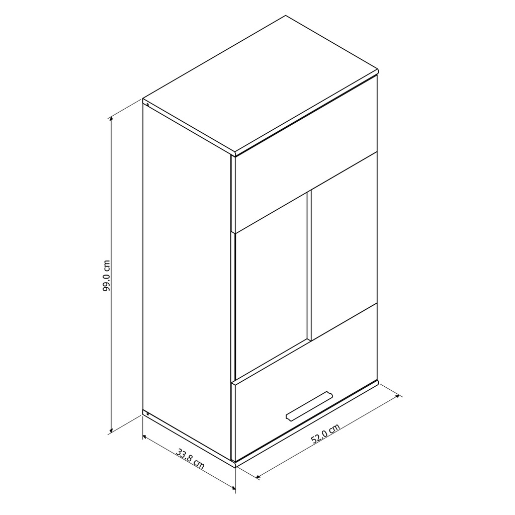 Wohnwand Wohnzimmer Set COOL 4-tlg Kommode Wandboard TV Lowboard