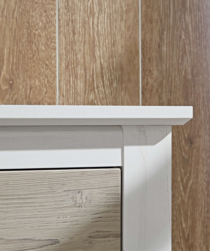 Vitrine MODENA breit Wohnwand Pinie hell