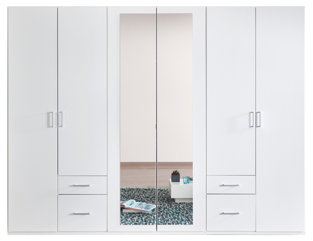 Kleiderschrank FREIBURG 406 573 freigestellt Frontalansicht