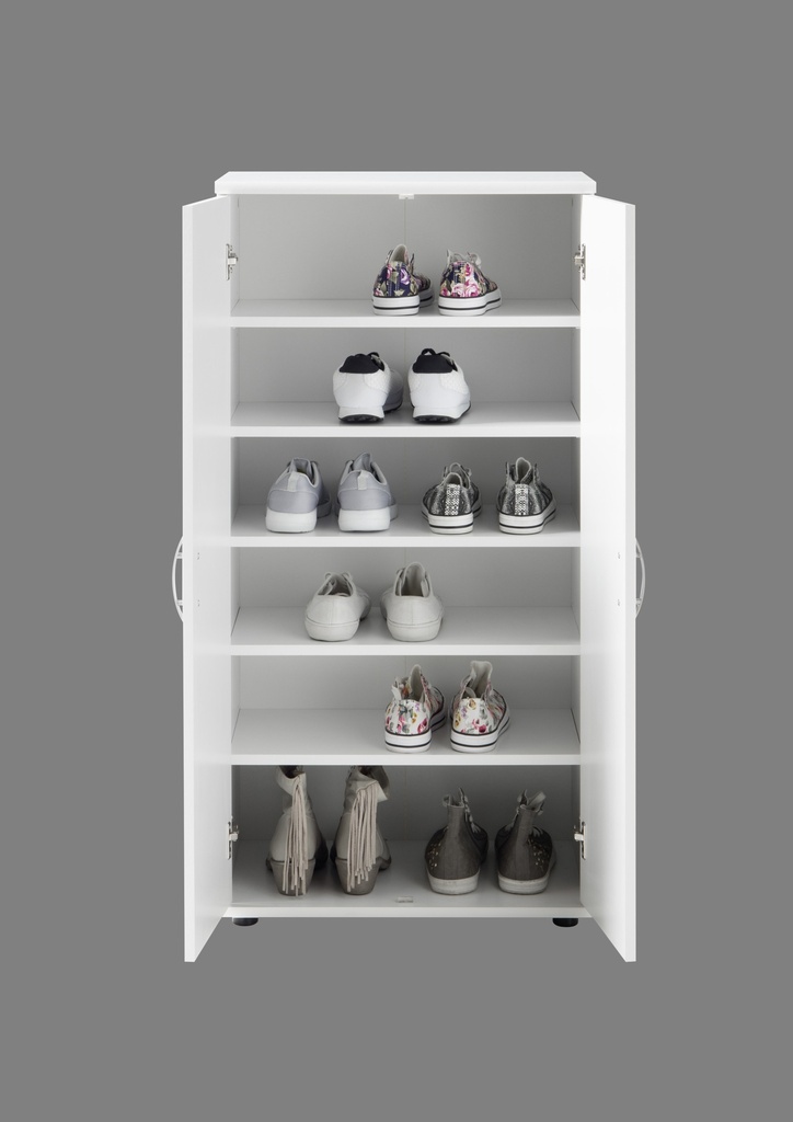 Schuhschrank TALENT Kommode Flurschrank Dielenschrank weiß