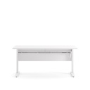 Schreibtisch PRIMA höhenverstellbar elektrisch ergonomisch weiß 150cm