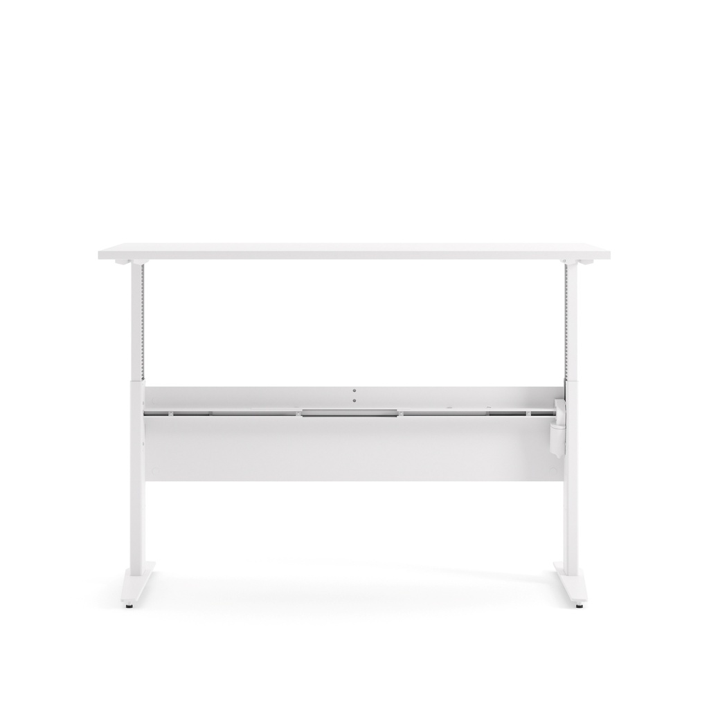 Schreibtisch PRIMA höhenverstellbar elektrisch ergonomisch 150cm weiß