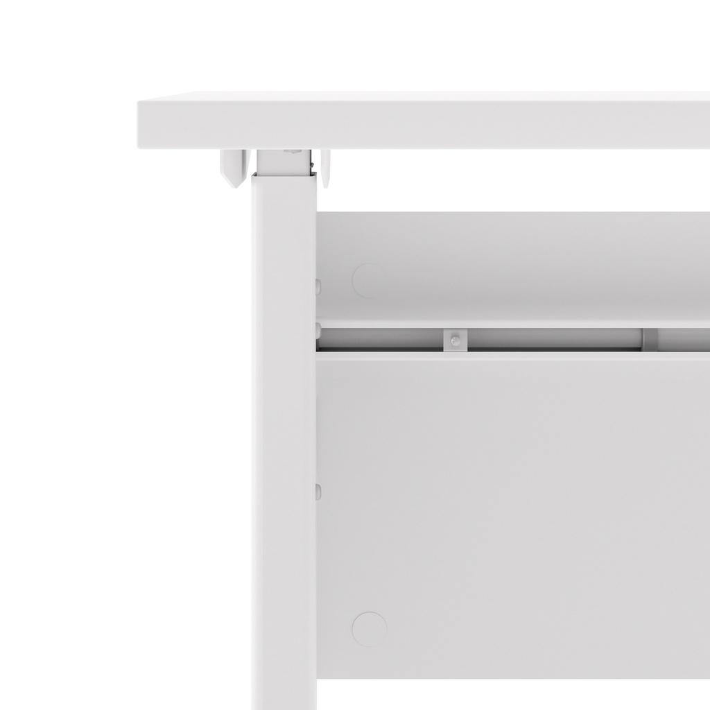 Schreibtisch PRIMA höhenverstellbar elektrisch ergonomisch 150cm weiß