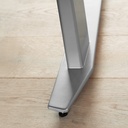 Schreibtisch PRIMA höhenverstellbar elektrisch ergonomisch 150cm weiß grau