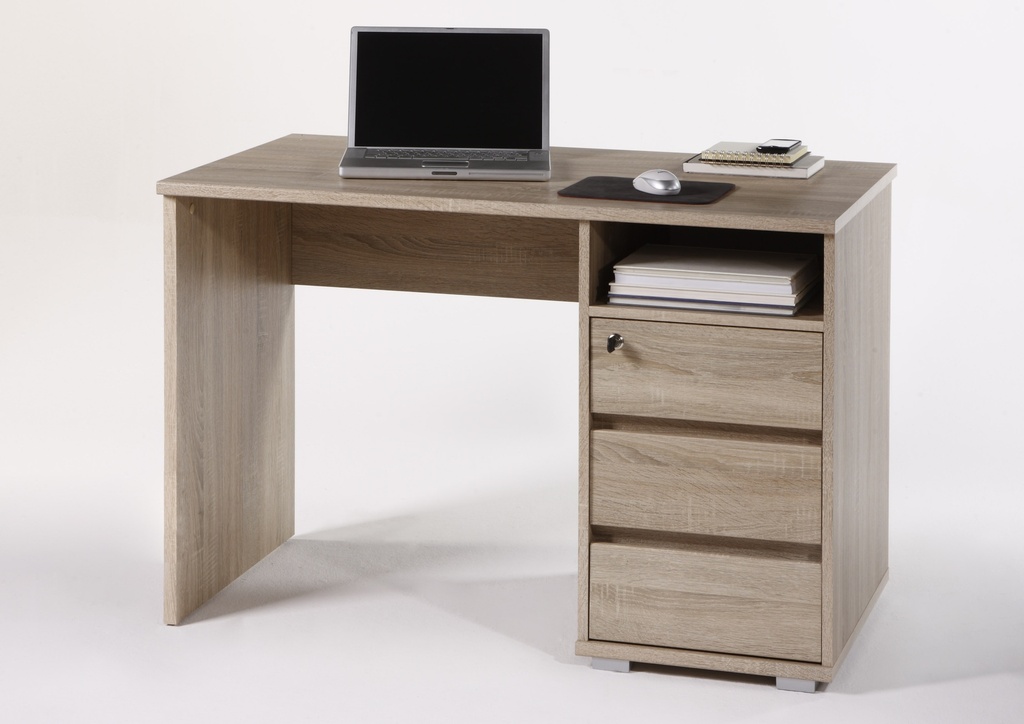 [39-391-66] Schreibtisch "PRIMUS" PC Tisch Computertisch Home-Office Büro Eiche Sonoma