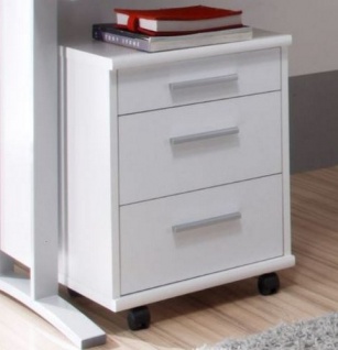 [34-450-17] Rollcontainer "OFFICE LINE" für Winkelschreibtisch Schreibtisch Büro Weiss