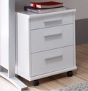 Rollcontainer "OFFICE LINE" für Winkelschreibtisch Schreibtisch Büro Weiss
