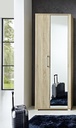 Garderobe "GO" Garderobenschrank Dielenschrank Hochschrank Spiegel Eiche Sonoma