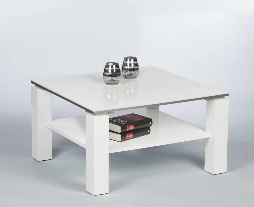 [83-651-13] Couchtisch ROMY 75cm Beistelltisch Wohnzimmertisch Tisch in weiß