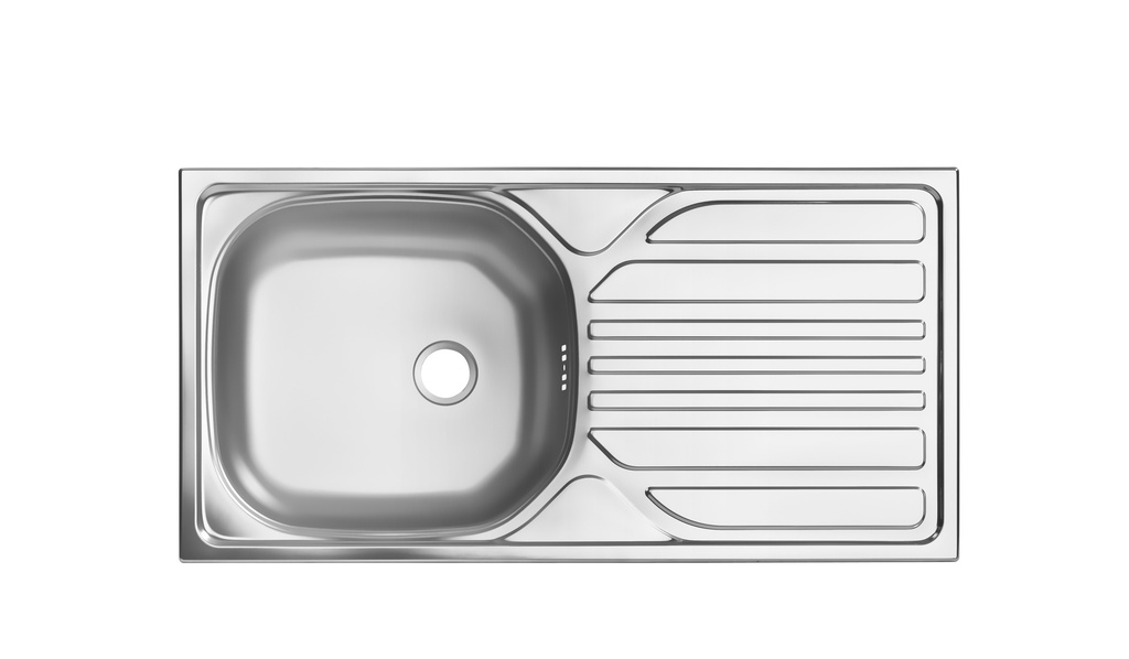 [11-102-80] Einbauspüle Spüle Edelstahl Spülbecken