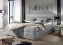 Funktionspolsterbett Boxspringbett Doppelbett Polsterbett 180cm grau SACB1