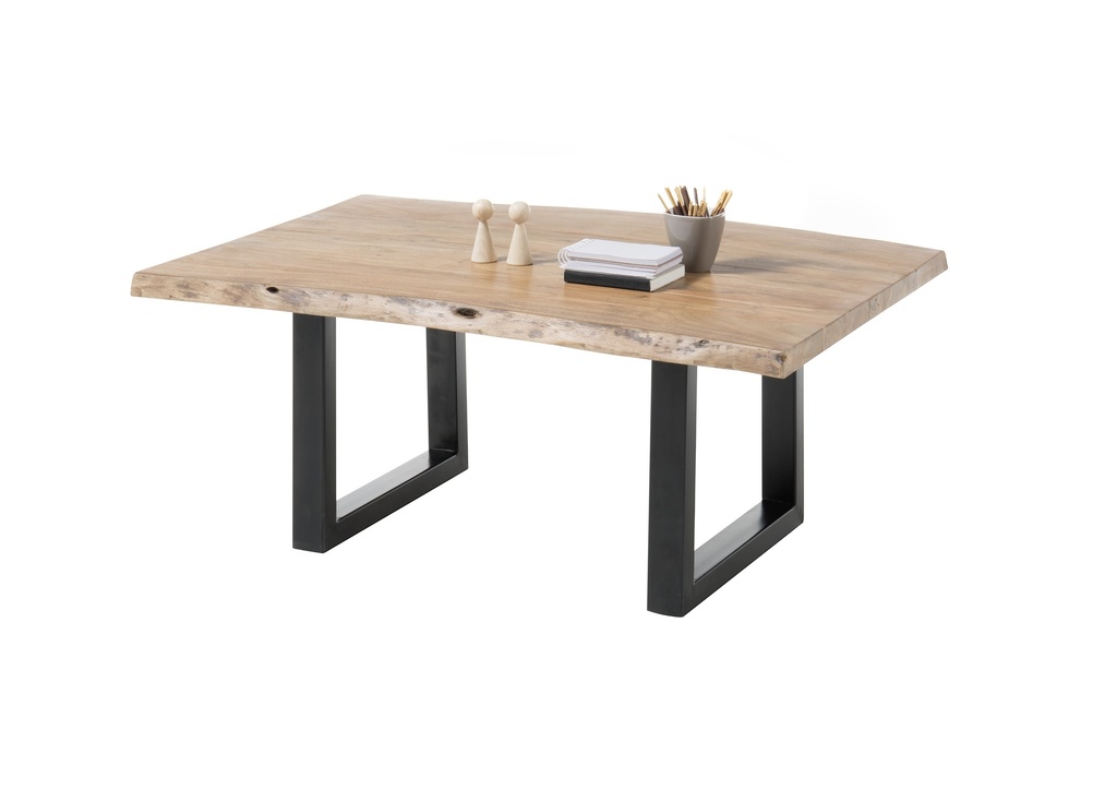 [83-889-S8] Couchtisch "INDI" Wohnzimmertisch Beistelltisch Massivholz Akazie rechteckig 110