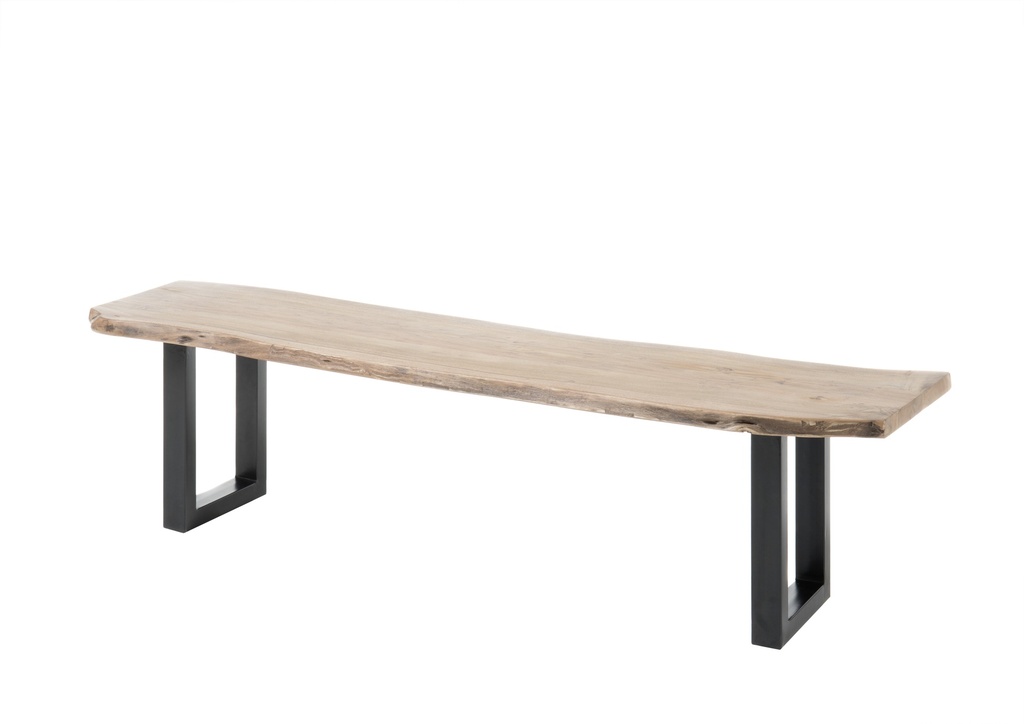 [62-337-S8] Sitzbank "INDIA" Esstisch Bank Esszimmer Akazie Massiv 160cm