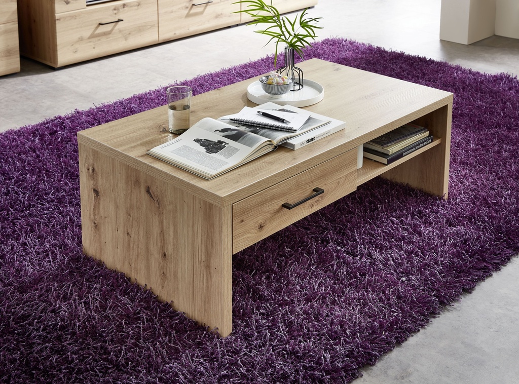 [20-H4-HH-02] Couchtisch "FUNNY PLUS" Wohnzimmer Artisan Eiche Melaminbeschichtung