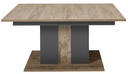 Tisch Esstisch "MEDIANA" Esszimmertisch Dinnertisch Küchentisch Eiche grau 160-210cm