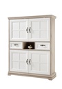 Highboard 5 "AVENUE" Buffet Wohnwand Esszimmer Eiche Pine weiß